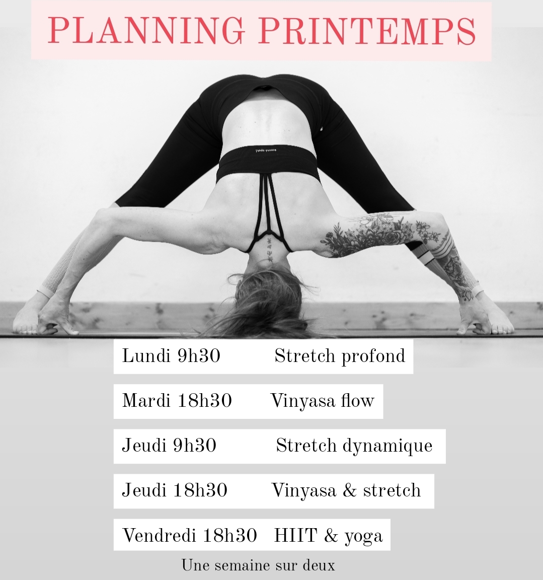planning printemps